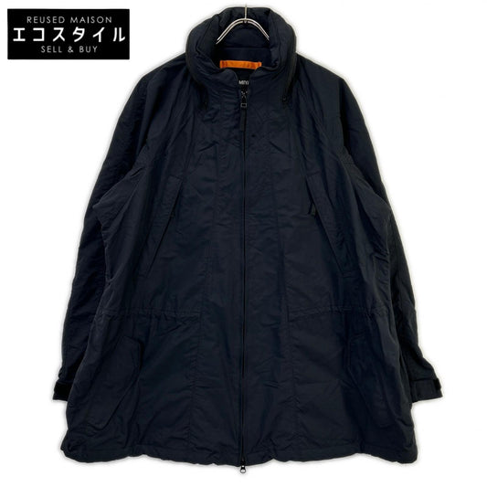 ISSEY MIYAKE イッセイミヤケ 04年 ME41FA184 ダークネイビー ナイロン ジップアップコート パラシュートジャケット ジャケット