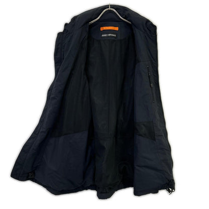 ISSEY MIYAKE イッセイミヤケ 04年 ME41FA184 ダークネイビー ナイロン ジップアップコート パラシュートジャケット ジャケット