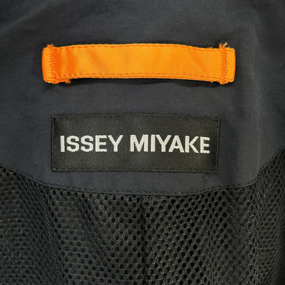 ISSEY MIYAKE イッセイミヤケ 04年 ME41FA184 ダークネイビー ナイロン ジップアップコート パラシュートジャケット ジャケット
