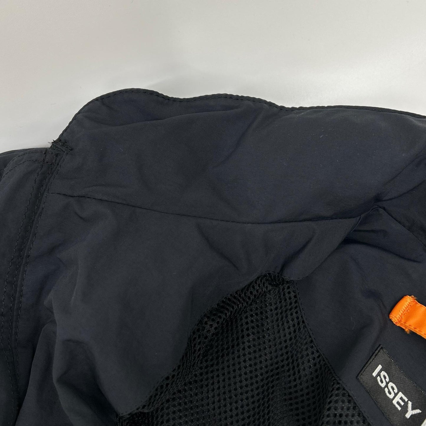 ISSEY MIYAKE イッセイミヤケ 04年 ME41FA184 ダークネイビー ナイロン ジップアップコート パラシュートジャケット ジャケット