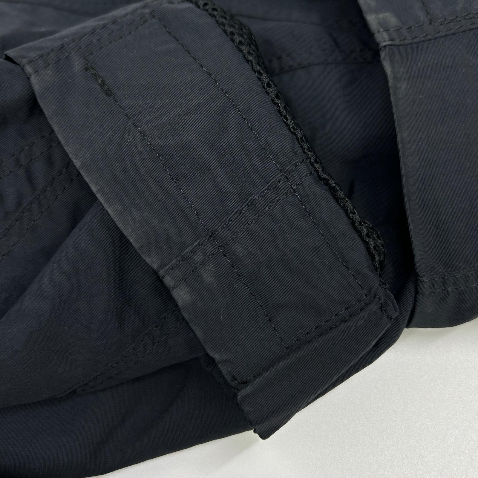 ISSEY MIYAKE 2004 ME41FA184 Dark Navy Nylon Zip-Up Coat, Parachute Jacket