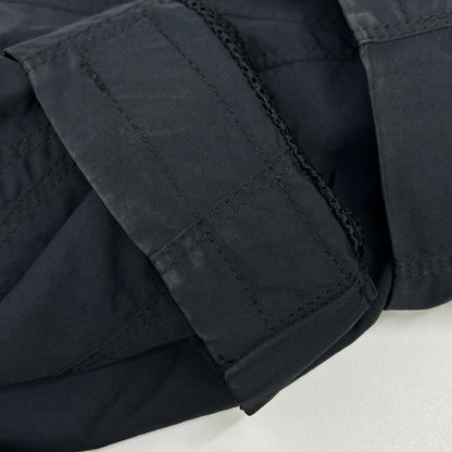 ISSEY MIYAKE 2004 ME41FA184 Dark Navy Nylon Zip-Up Coat, Parachute Jacket