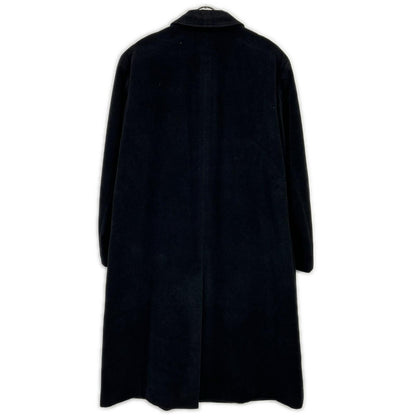 ISSEY MIYAKE イッセイミヤケ 【WHITE LABEL】03年 ME34FA528 ブラック アンゴラ×ウール ステンカラーコート コート