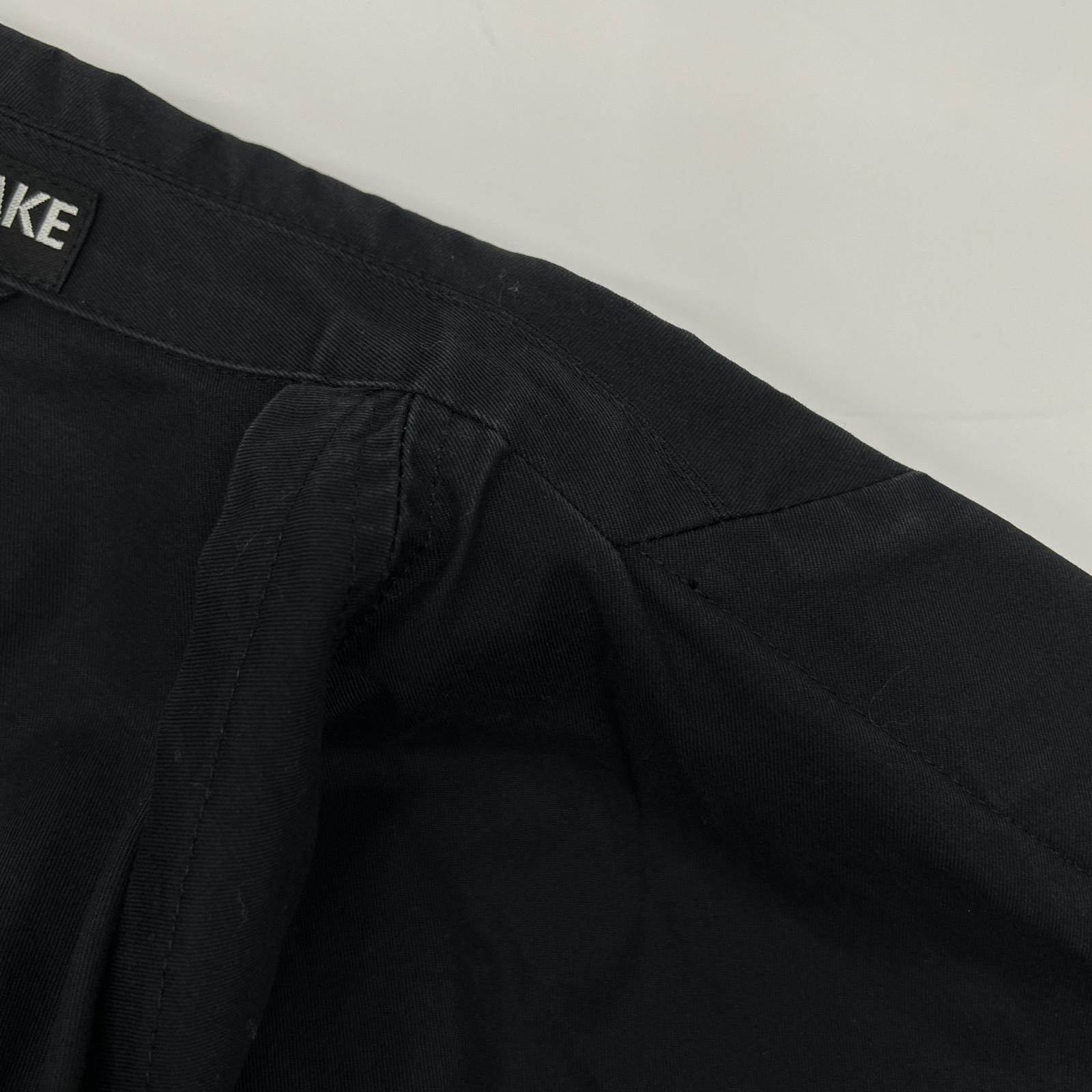 ISSEY MIYAKE [WHITE LABEL] 2004 Black Cotton Three-Button Tailored Jacket