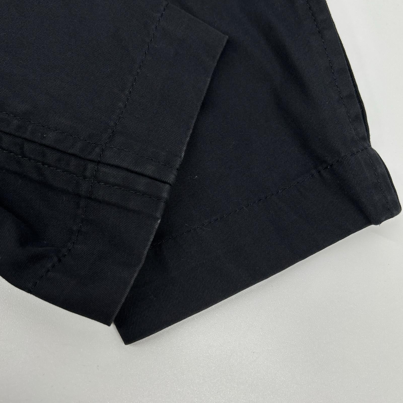 ISSEY MIYAKE [WHITE LABEL] 2004 Black Cotton Three-Button Tailored Jacket
