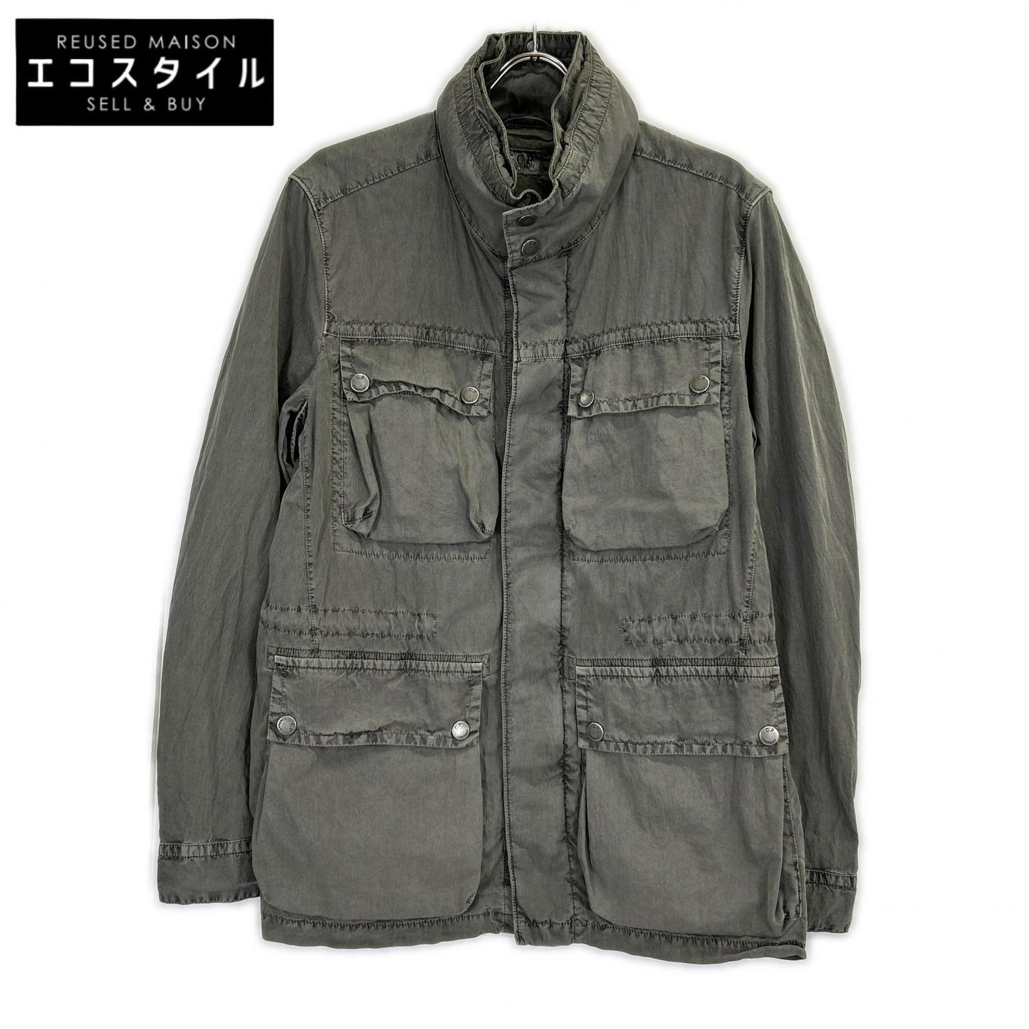 C.P.COMPANY シーピーカンパニー 11WM25011 F04 グレー ガーメントダイ コットンナイロン ミリタリージャケット ジャケット