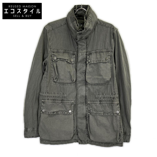 C.P.COMPANY シーピーカンパニー 11WM25011 F04 グレー ガーメントダイ コットンナイロン ミリタリージャケット ジャケット