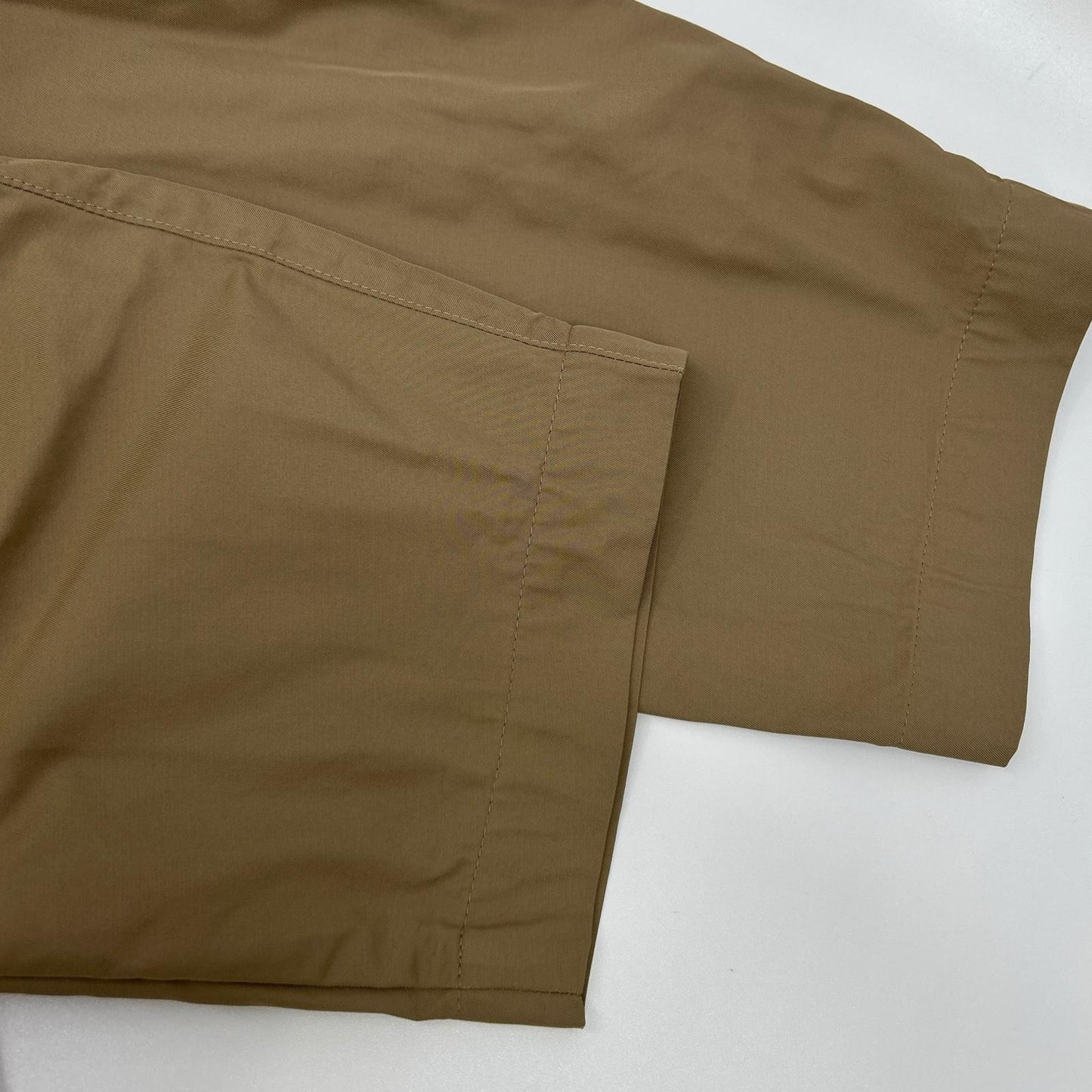 PAPAS パパス D0421FC 001 ベージュ ナイロン ベルト付き チェスターコート コート