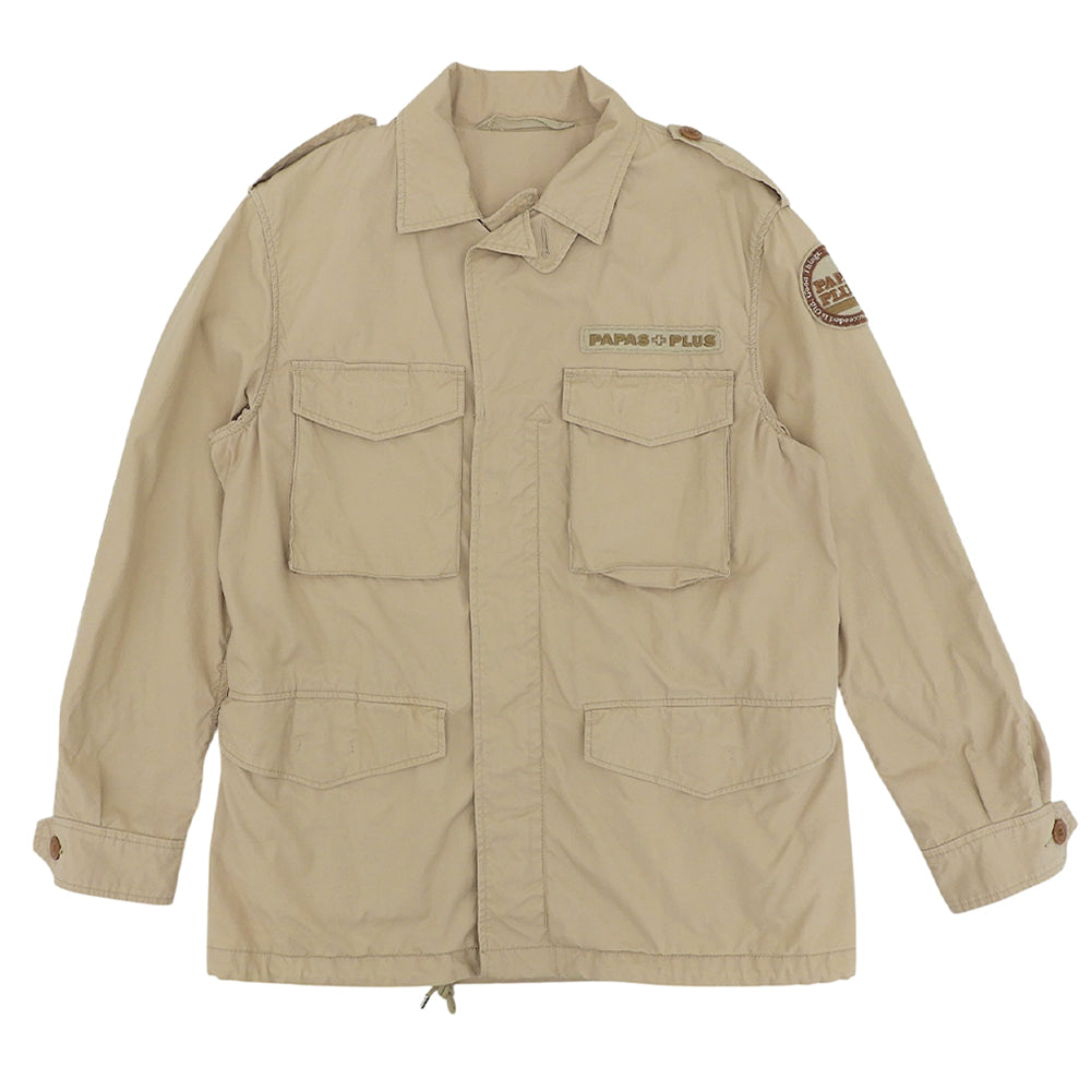 Papas パパス M-65 フィールドジャケット コットン メンズ ベージュ M D0418FJM103 ジャケット