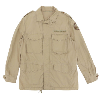 Papas パパス M-65 フィールドジャケット コットン メンズ ベージュ M D0418FJM103 ジャケット