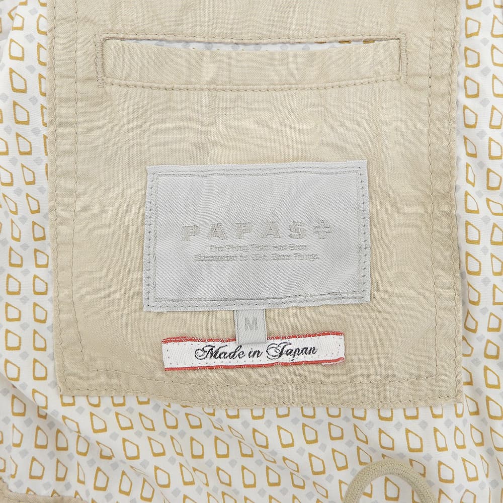 Papas パパス M-65 フィールドジャケット コットン メンズ ベージュ M D0418FJM103 ジャケット