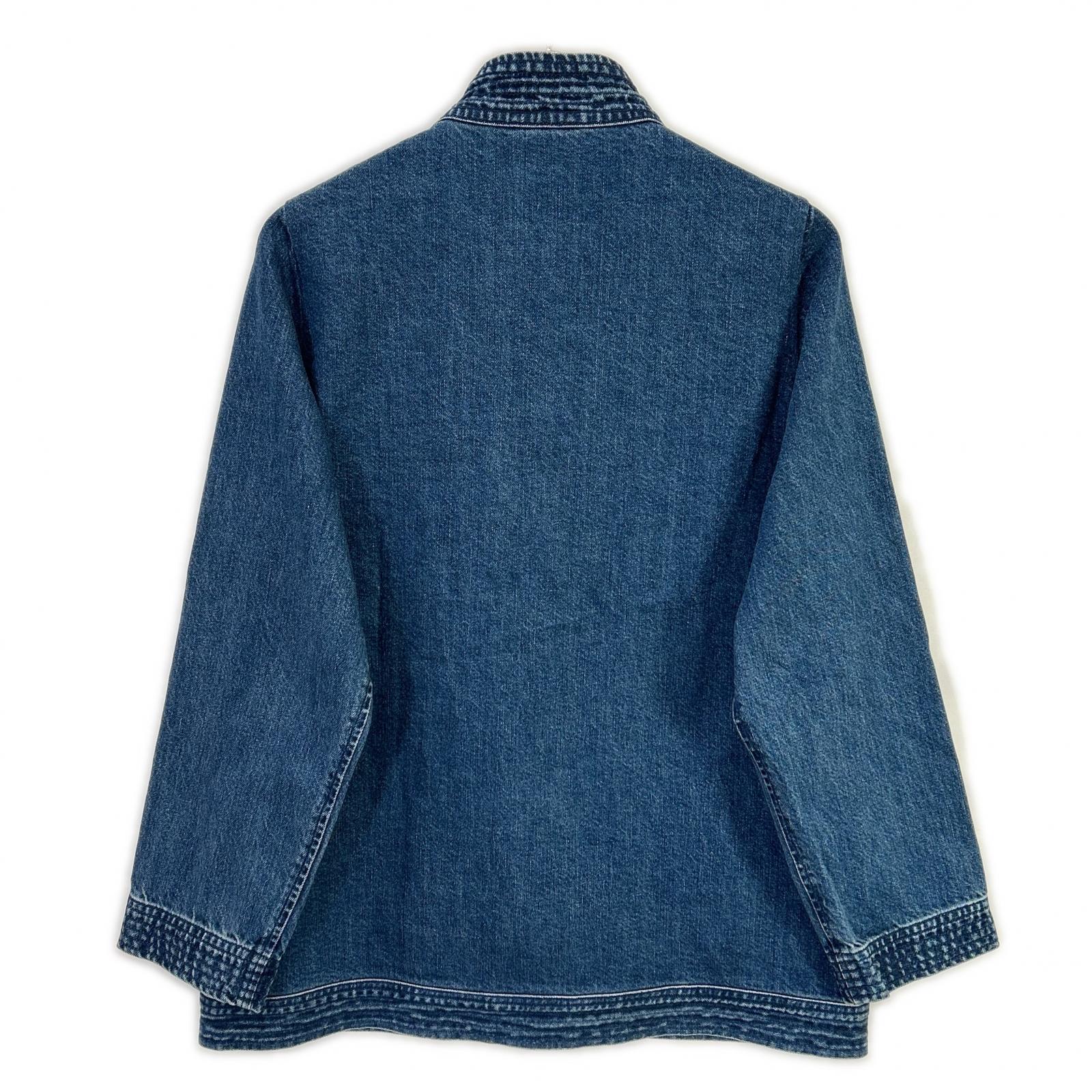 A.P.C. アーペーセー 25802-1-37191 ブルー デニム生地 チャイナジャケット ジャケット