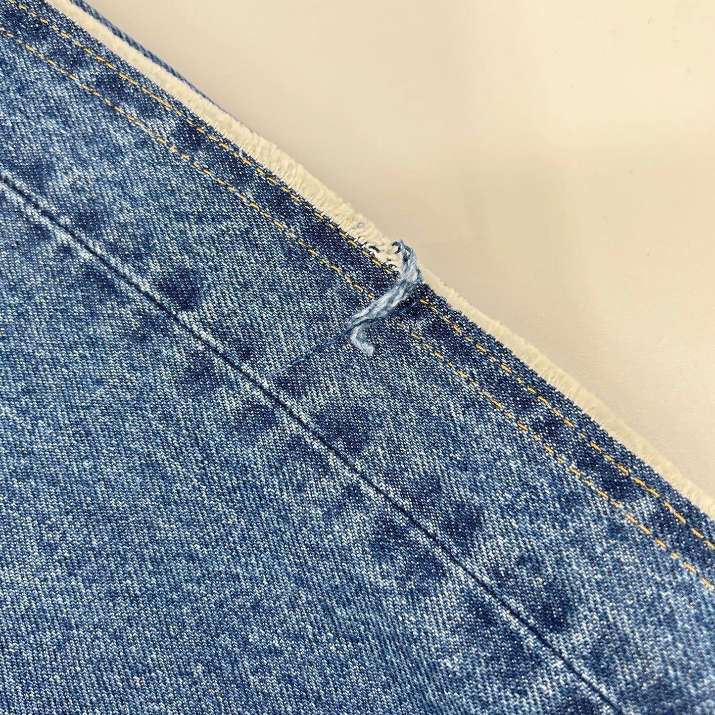 INSCRIRE アンスクリア ID-PT12 Streight Patch Different Denim/ストレート パッチ ディファレント デニム ボトムス