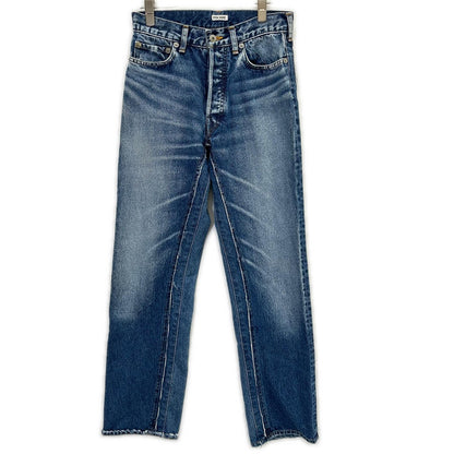 INSCRIRE アンスクリア ID-PT12 Streight Patch Different Denim/ストレート パッチ ディファレント デニム ボトムス