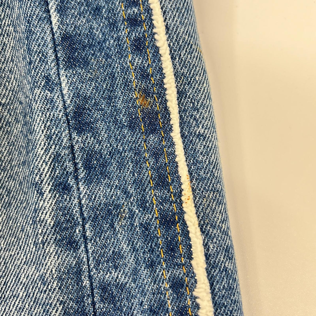 INSCRIRE アンスクリア ID-PT12 Streight Patch Different Denim/ストレート パッチ ディファレント デニム ボトムス