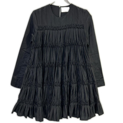 MERLETTE マーレット ブラック BODEN ティアードギャザーワンピース ワンピース