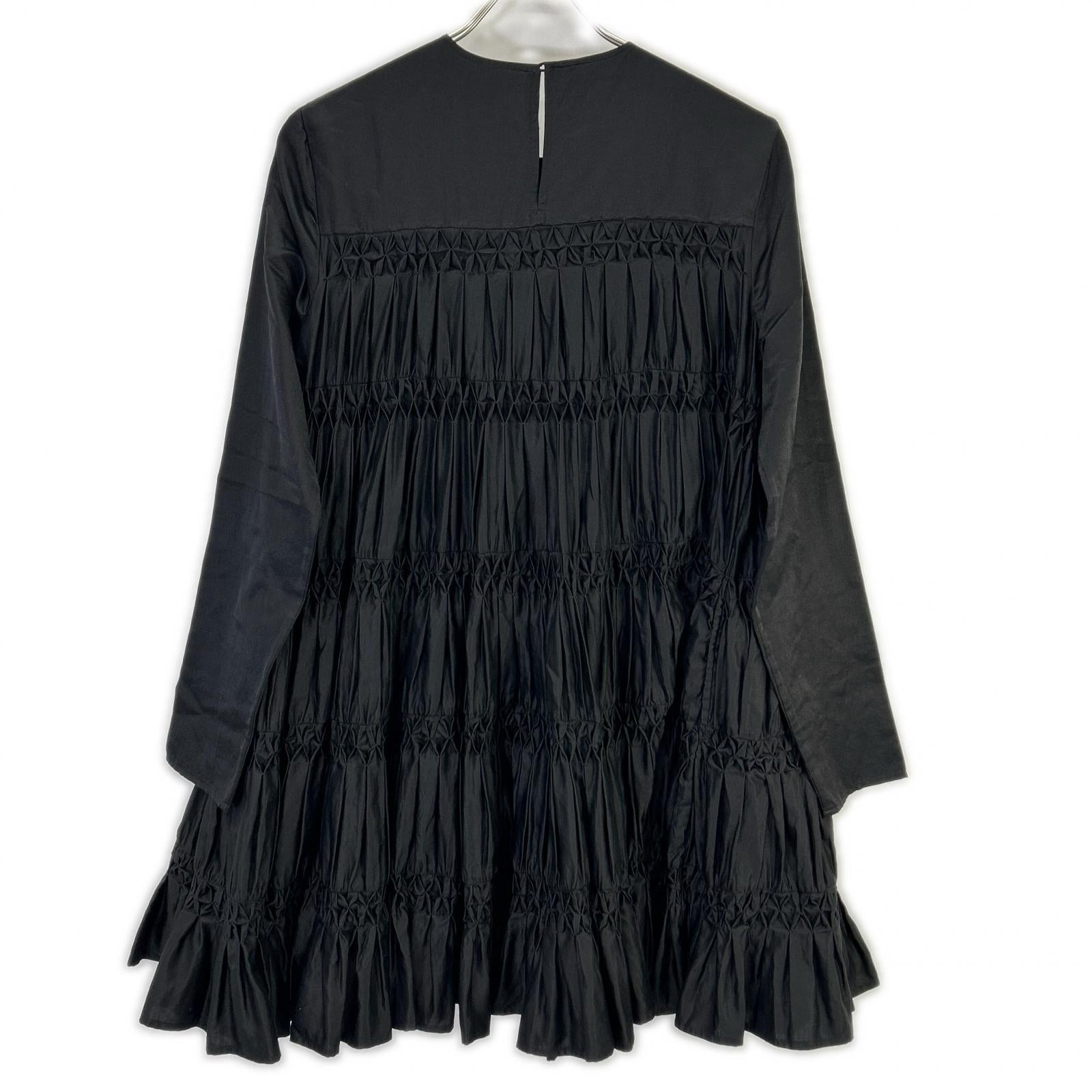 MERLETTE マーレット ブラック BODEN ティアードギャザーワンピース ワンピース