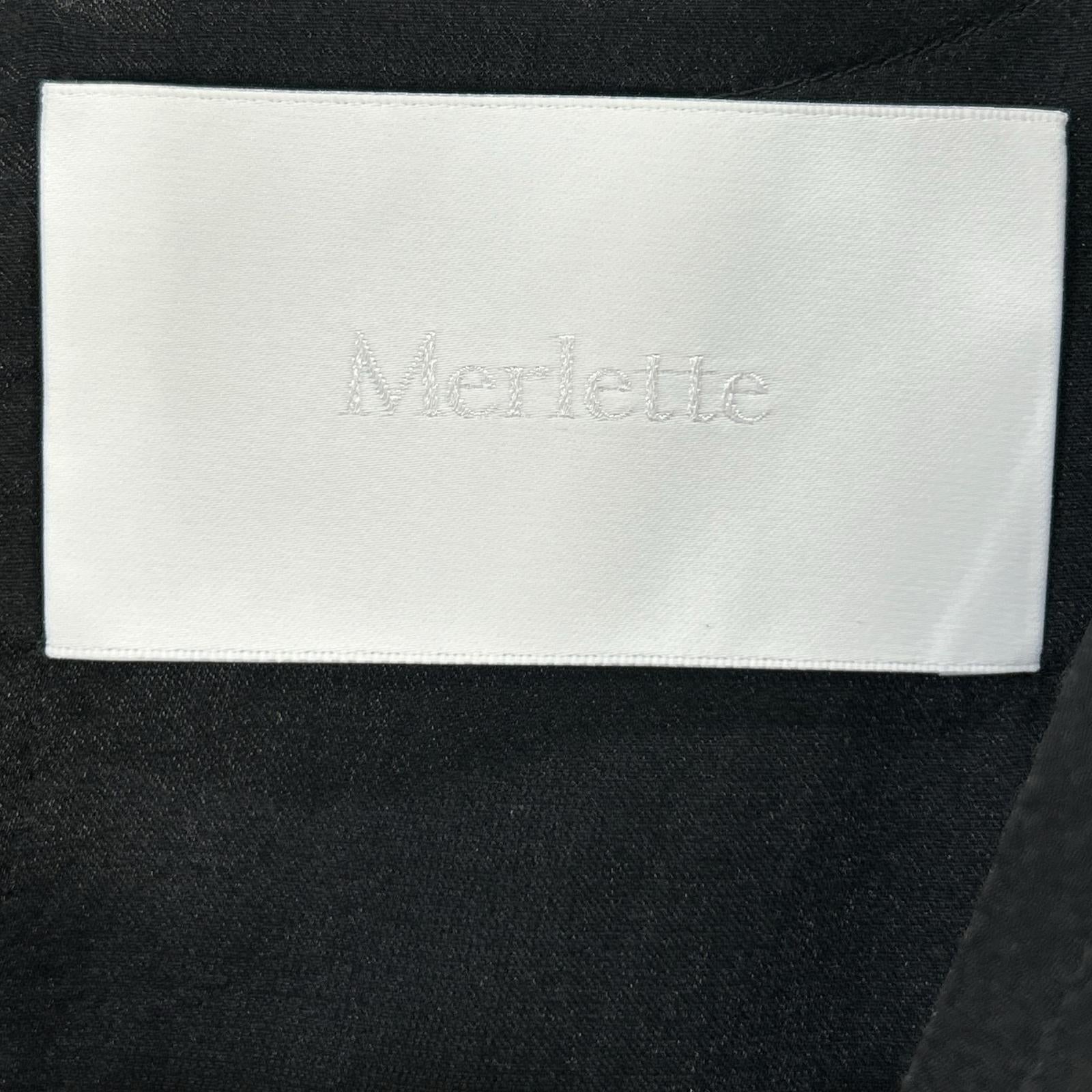 MERLETTE マーレット ブラック BODEN ティアードギャザーワンピース ワンピース