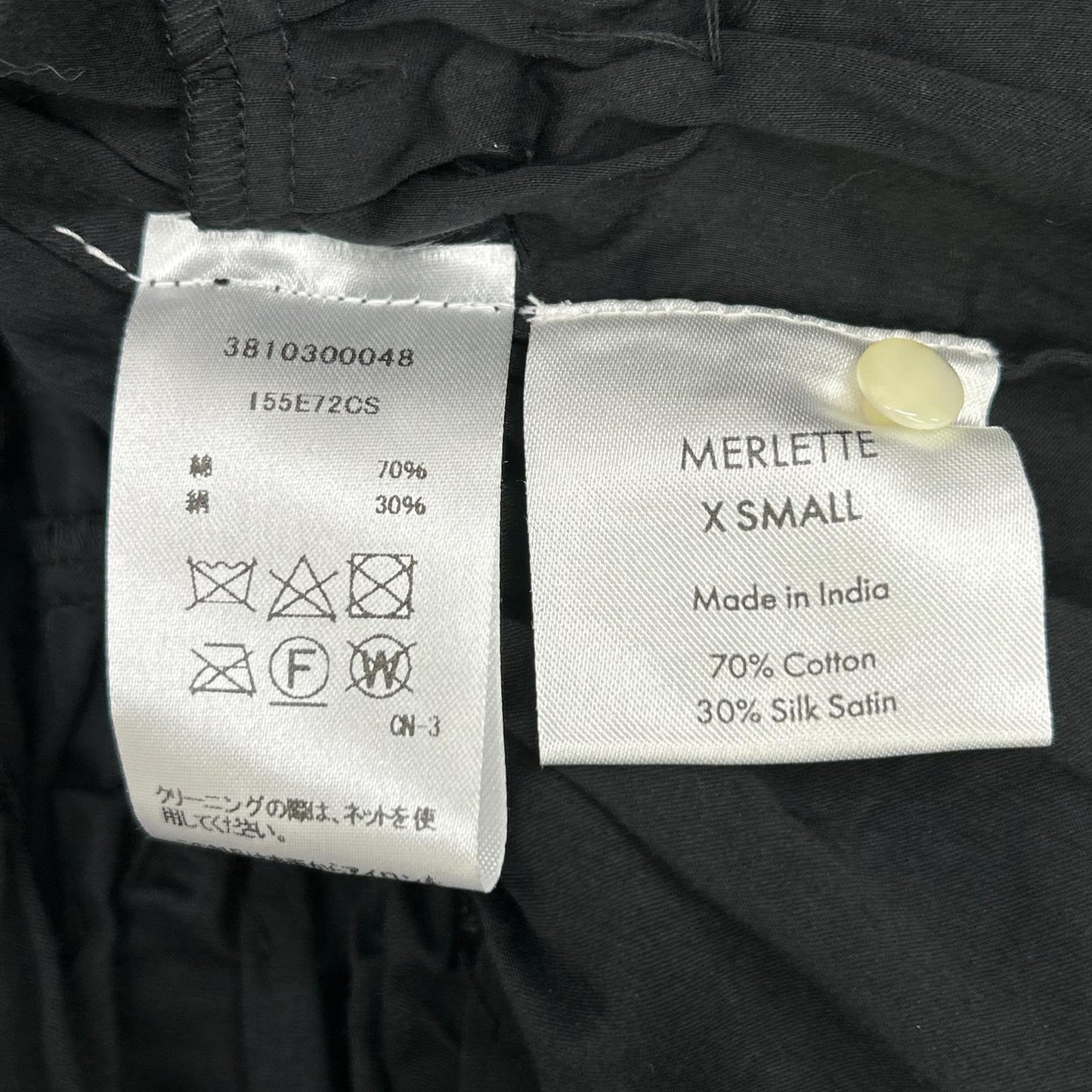 MERLETTE マーレット ブラック BODEN ティアードギャザーワンピース ワンピース