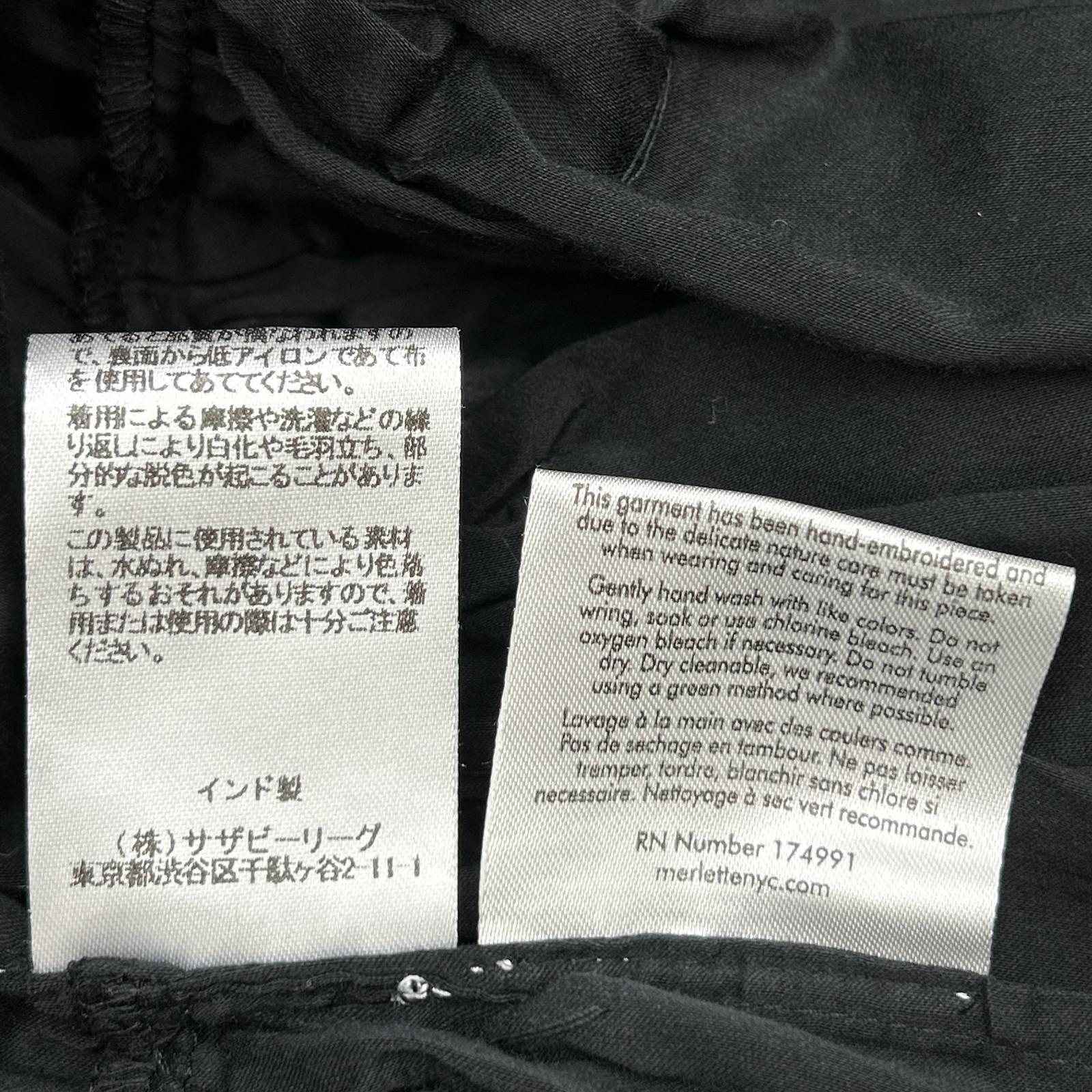 MERLETTE マーレット ブラック BODEN ティアードギャザーワンピース ワンピース