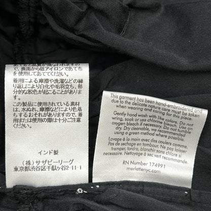 MERLETTE マーレット ブラック BODEN ティアードギャザーワンピース ワンピース