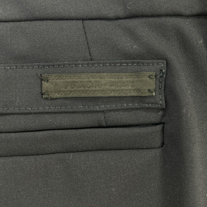 PRADA プラダ P2924 R132 ネイビー ヴァージンウール センタープレス テーパードスラックス ボトムス