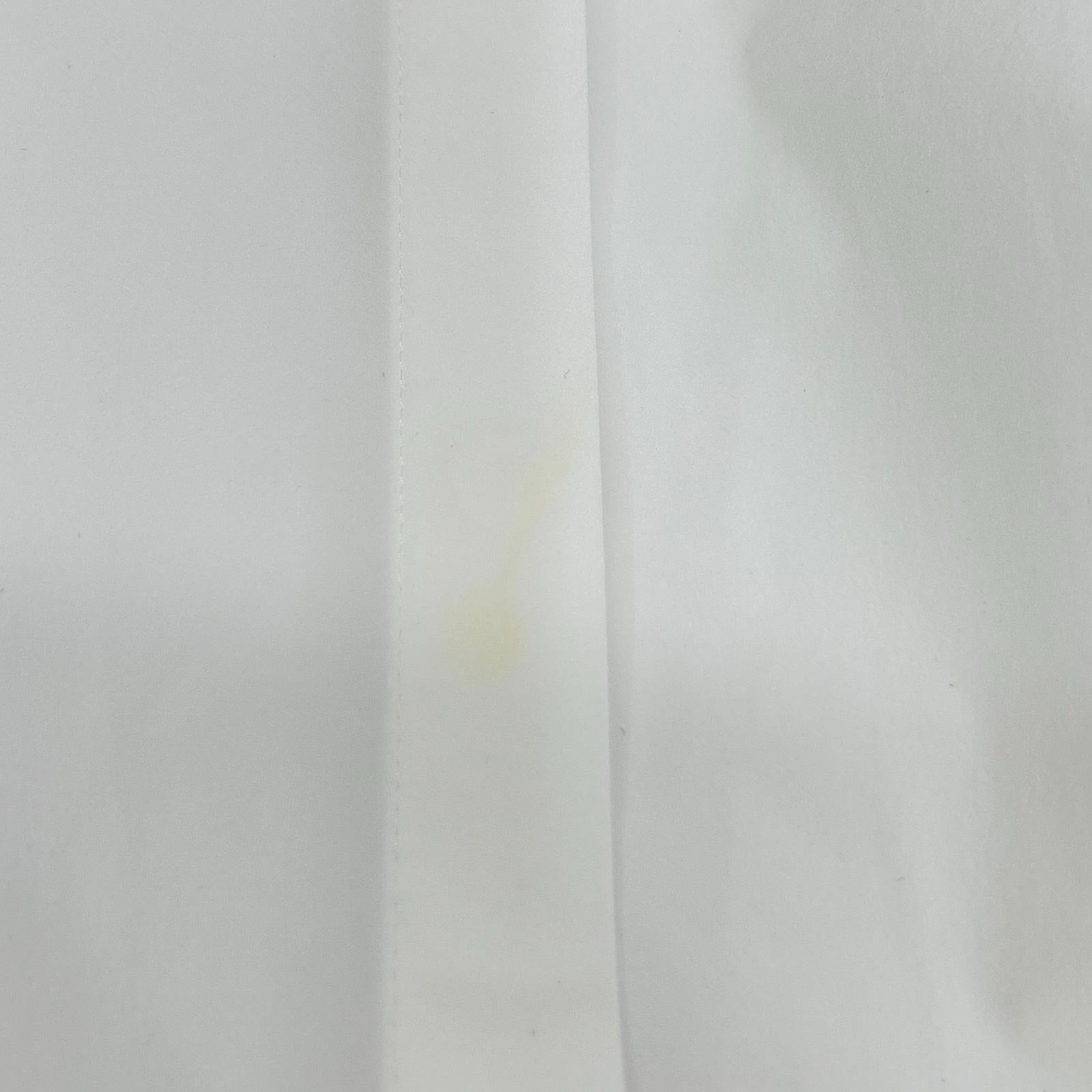 ANAYI [Eternal Line] 2026 White Tech Stretch Bow-Tie Shirt Blouse Top
