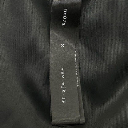 WJK rm07s Black Lamb Leather Down Vest