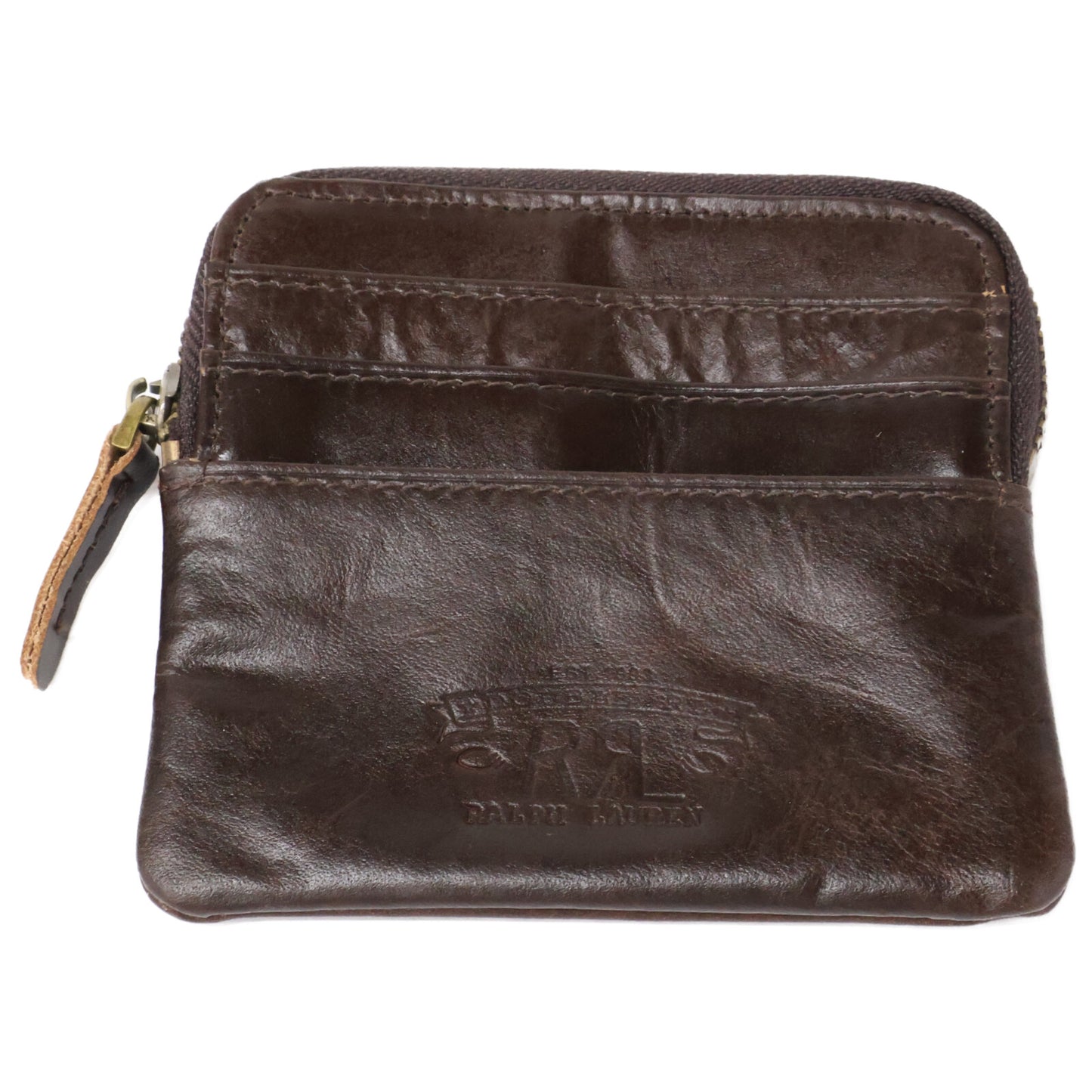 RRL ダブルアールエル 【美品】レザー カード コインケース