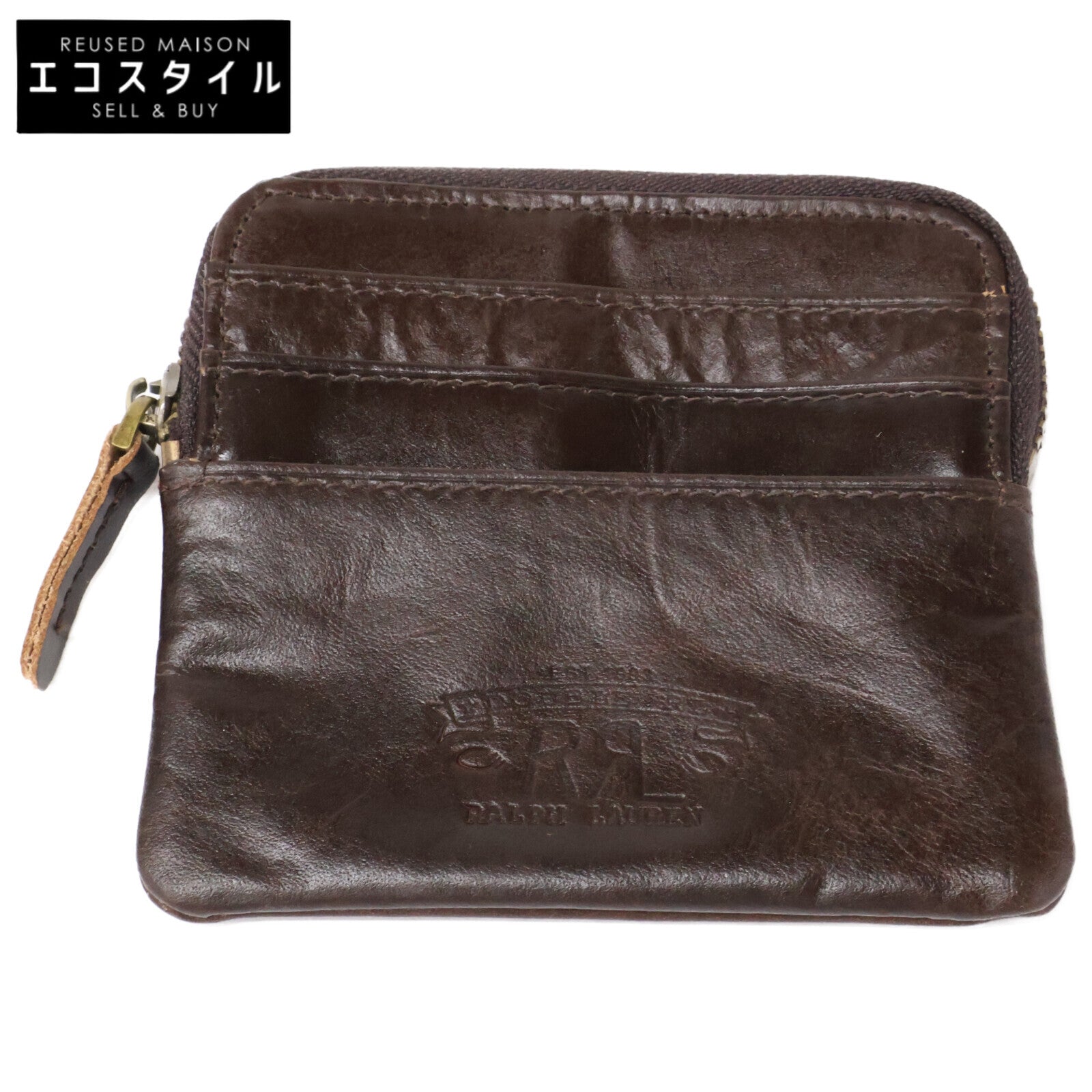 RRL ダブルアールエル 【美品】レザー カード コインケース