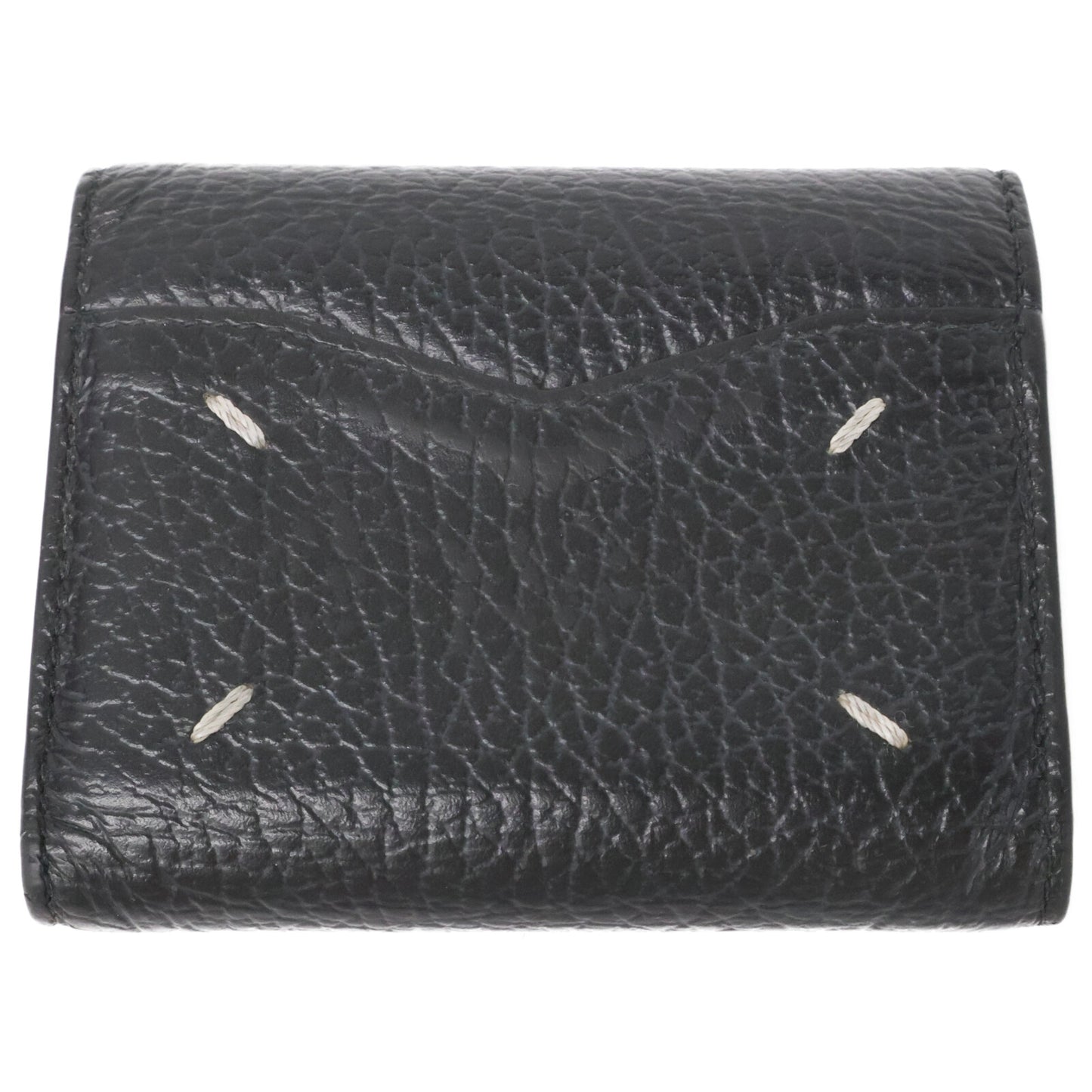 Maison margiela メゾンマルジェラ 11 S56UI0136 P0399 T8013 ZIP COMPACT TRI FOLD レザー 三つ折り財布 三つ折り財布（小銭入れあり）