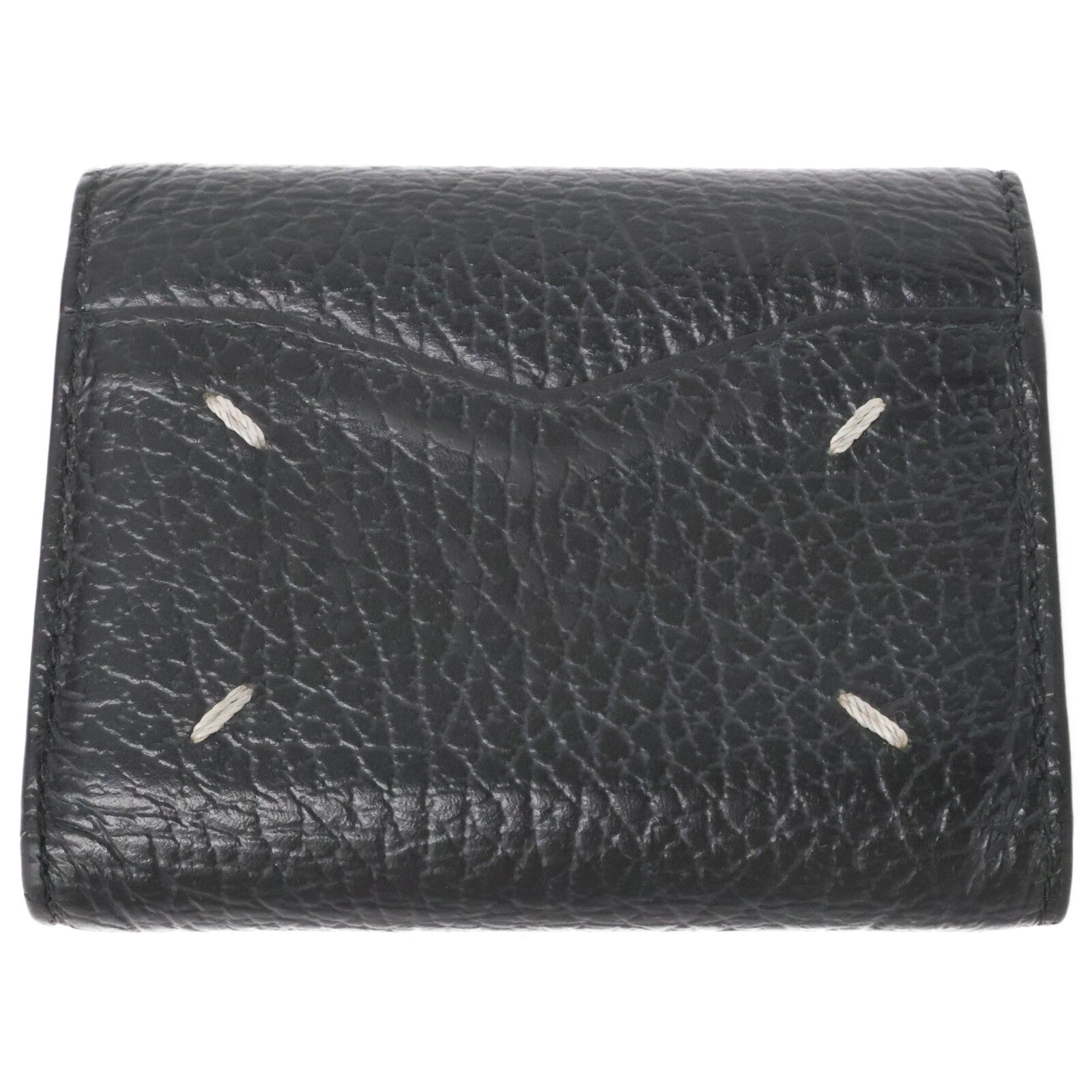 Maison margiela メゾンマルジェラ 11 S56UI0136 P0399 T8013 ZIP COMPACT TRI FOLD レザー 三つ折り財布 三つ折り財布（小銭入れあり）