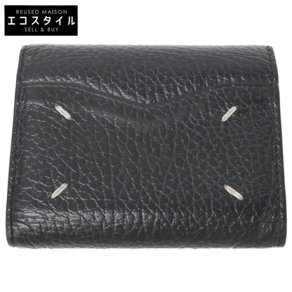 Maison margiela メゾンマルジェラ 11 S56UI0136 P0399 T8013 ZIP COMPACT TRI FOLD レザー 三つ折り財布 三つ折り財布（小銭入れあり）