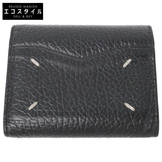 Maison margiela メゾンマルジェラ 11 S56UI0136 P0399 T8013 ZIP COMPACT TRI FOLD レザー 三つ折り財布 三つ折り財布（小銭入れあり）