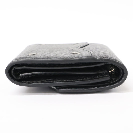 Maison margiela メゾンマルジェラ 11 S56UI0136 P0399 T8013 ZIP COMPACT TRI FOLD レザー 三つ折り財布 三つ折り財布（小銭入れあり）
