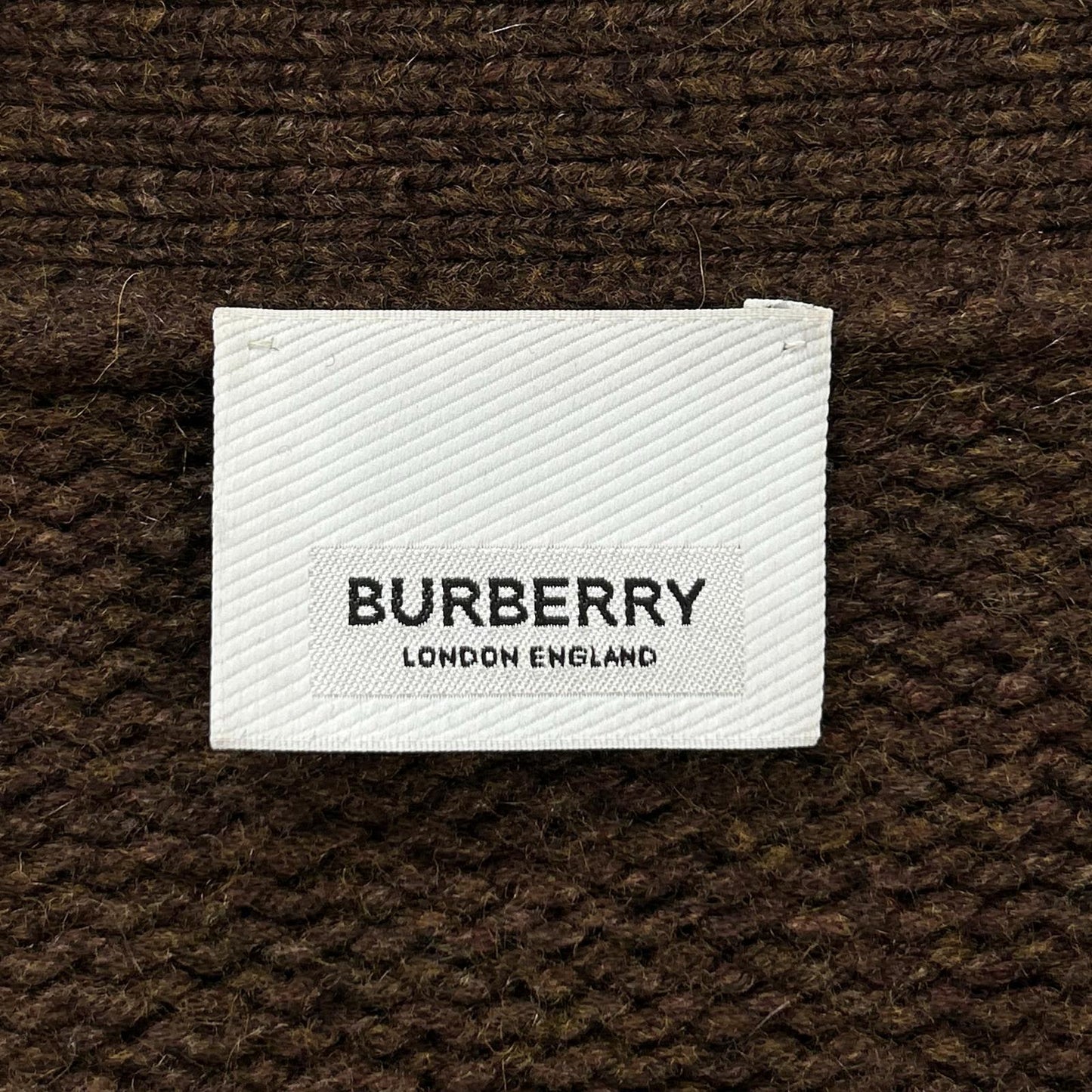 BURBERRY バーバリー 8037239 ウールアーガイル カットスリーブカーディガン　ティッシ期 トップス