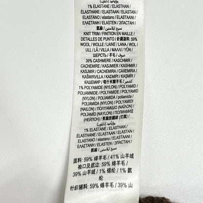 BURBERRY バーバリー 8037239 ウールアーガイル カットスリーブカーディガン　ティッシ期 トップス