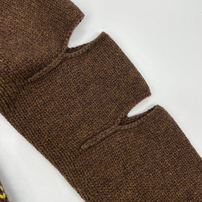 BURBERRY バーバリー 8037239 ウールアーガイル カットスリーブカーディガン　ティッシ期 トップス