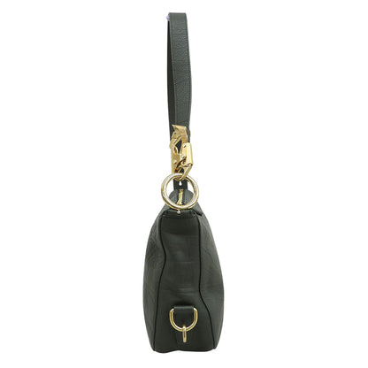 BURBERRY バーバリー 美品 スモールナイトショルダーバッグ ショルダーバッグ レディース カーフスキン グリーン 8077554 ショルダーバッグ