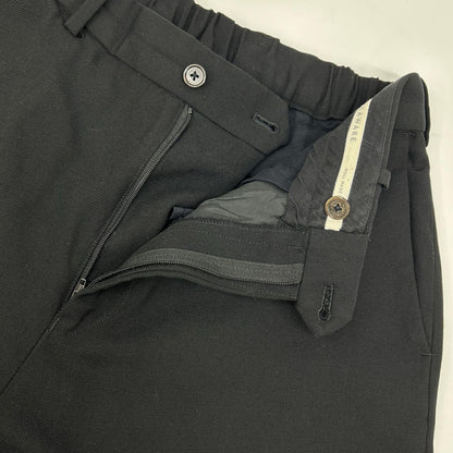 MARKAWARE マーカウエア A21C-05PT03C ブラック FLAT FRONT TROUSERS/ワンタックワイドパンツ ボトムス