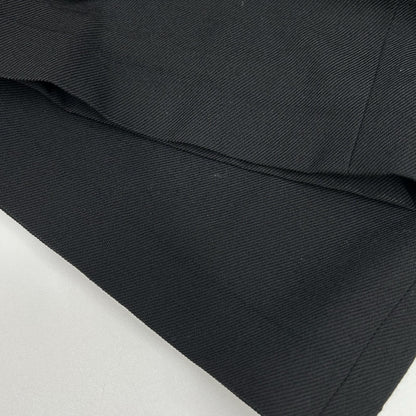 MARKAWARE マーカウエア A21C-05PT03C ブラック FLAT FRONT TROUSERS/ワンタックワイドパンツ ボトムス