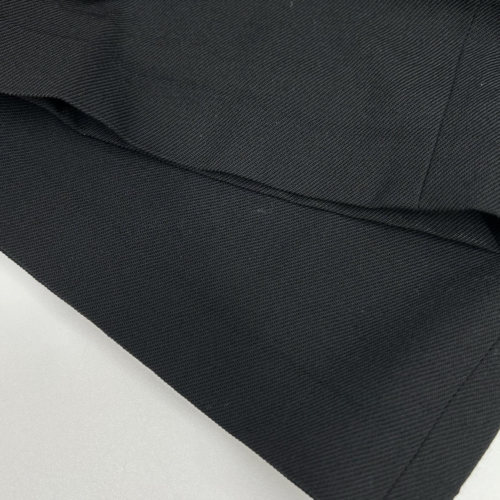 MARKAWARE マーカウエア A21C-05PT03C ブラック FLAT FRONT TROUSERS/ワンタックワイドパンツ ボトムス