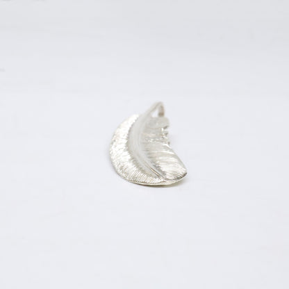 KENSHIRO ケンシロウ 【美品】SILVER 和彫りフェザー ネックレス L ペンダントトップ