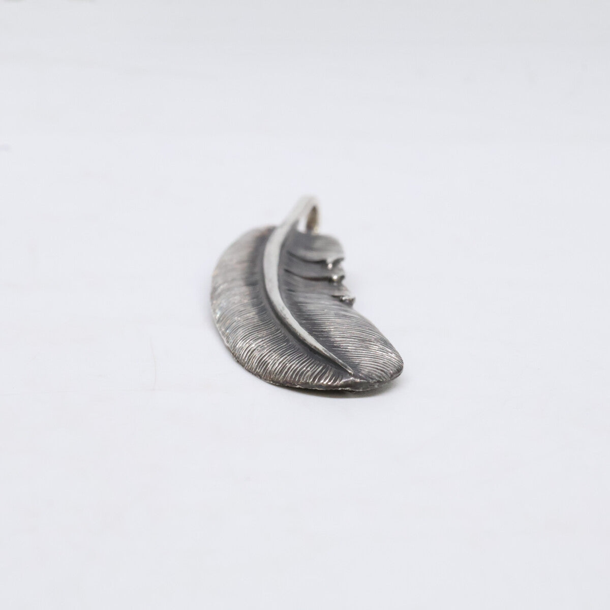 KENSHIRO ケンシロウ 【美品】SILVER 和彫りフェザー ネックレス L ペンダントトップ