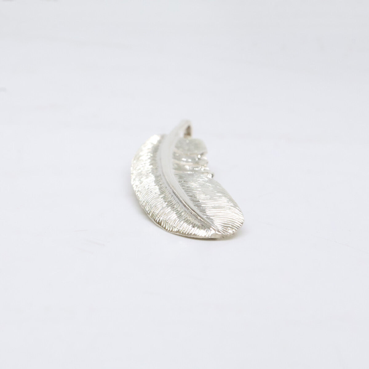 KENSHIRO ケンシロウ 【美品】SILVER 和彫りフェザー ネックレス L ペンダントトップ