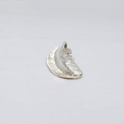KENSHIRO ケンシロウ 【美品】SILVER 和彫りフェザー ネックレス L ペンダントトップ