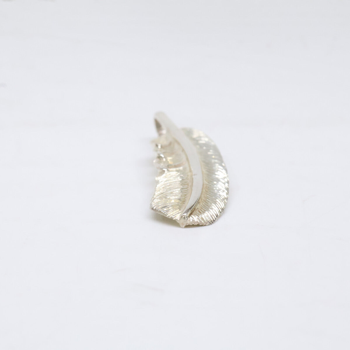 KENSHIRO ケンシロウ 【美品】SILVER 和彫りフェザー ネックレス S ペンダントトップ