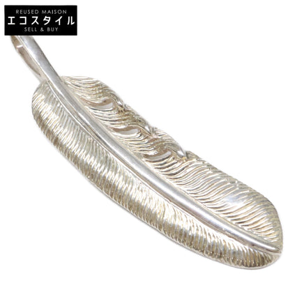 KENSHIRO ケンシロウ 【美品】SILVER 和彫りフェザー ネックレス S ペンダントトップ