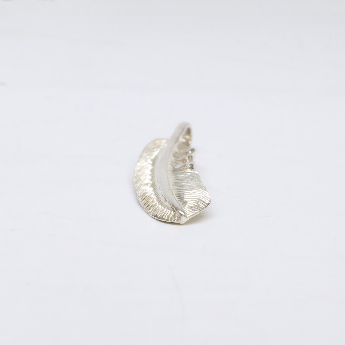 KENSHIRO ケンシロウ 【美品】SILVER 和彫りフェザー ネックレス S ペンダントトップ