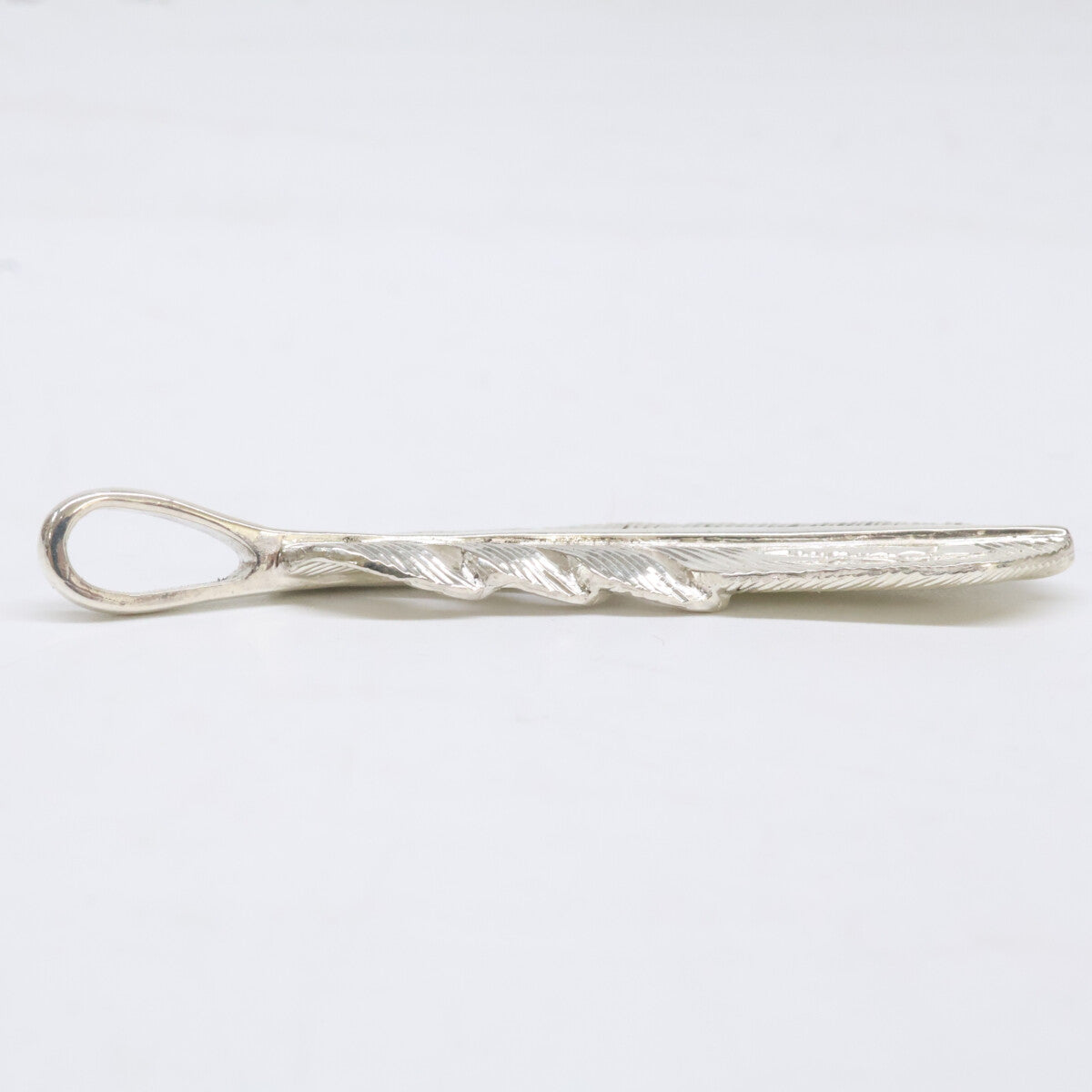 KENSHIRO ケンシロウ 【美品】SILVER 和彫りフェザー ネックレス S ペンダントトップ
